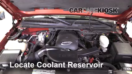 2003 Chevrolet Avalanche 1500 5.3L V8 Antigel (Liquide de Refroidissement) Vérifiez le niveau d'antigel